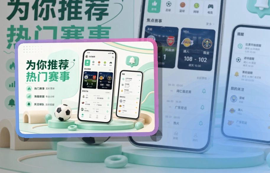 NG体育 App看赛能力补充 页面展示